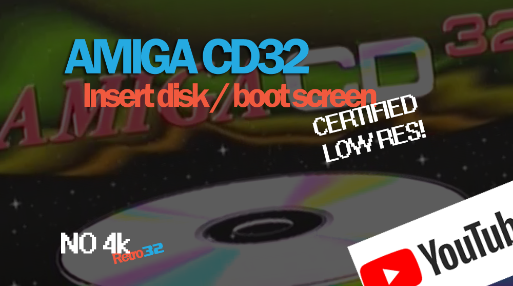 Amiga CD32 Boot Disk loading Screen video