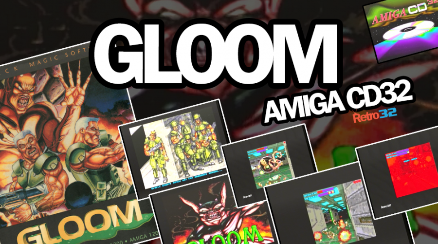 Gloom Amiga CD32 – 1995 Black Magic Software – Doom “clone” – Messy mode