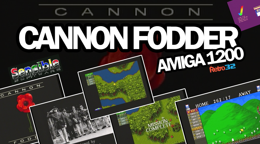 Cannon Fodder – Amiga 1200 – Sensible Software 1993
