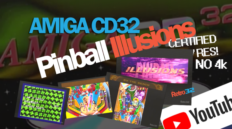 Amiga CD32 Pinball Illusions video & gameplay