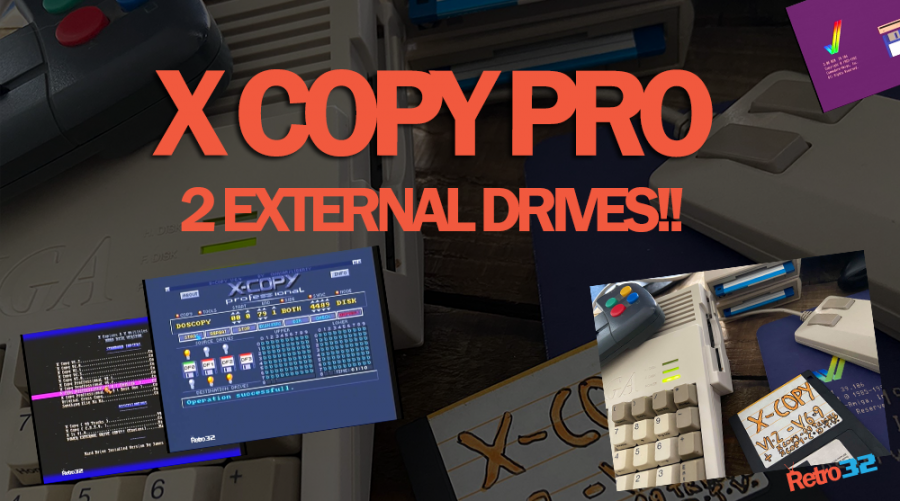 X Copy Professional 6.4 Amiga 1200 1 to 2 (2 External Cumana Drives)