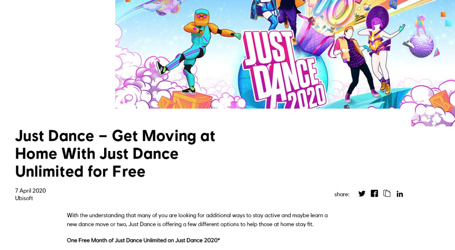 Just Dance – Get Moving at Home With Just Dance Unlimited for Free