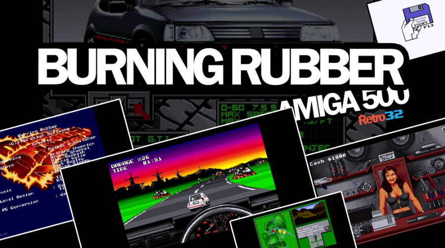 Burning Rubber – Amiga 500 – 1993 Harlequin / Ocean Software