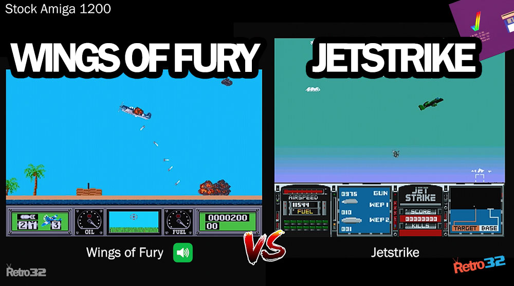 Amiga: Wings of Fury VS Jetstike – The side shooter shootout!