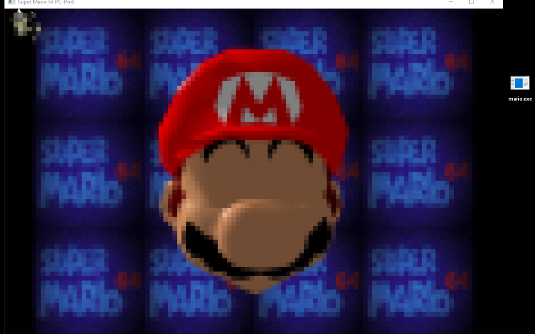 super mario 64 pc port download link reddit