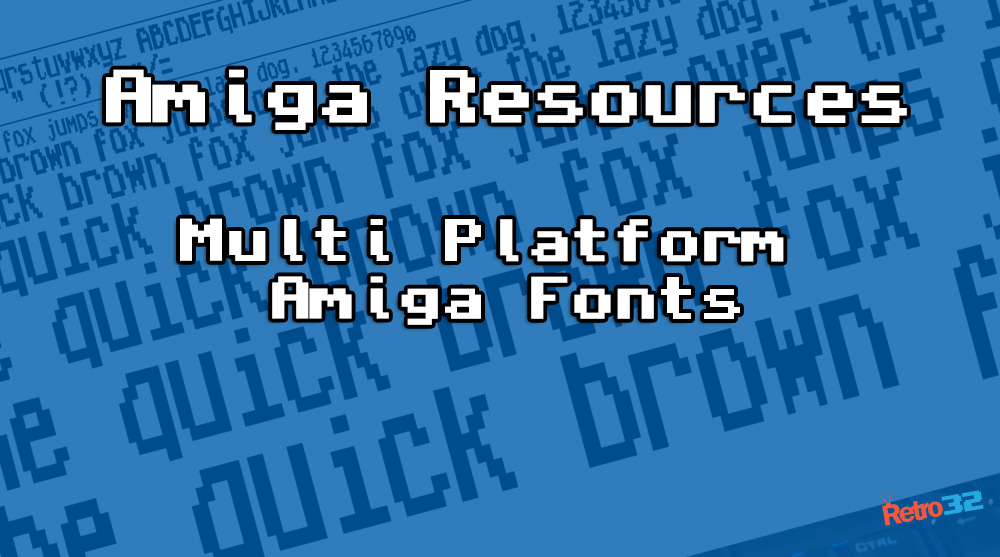 Multi Platform Amiga Fonts v1.02 download – (Ascii Truetype ttf)
