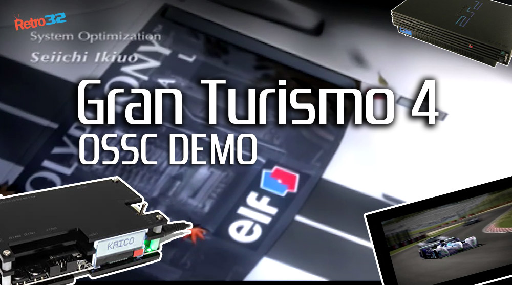Gran Turismo 4 Intro – PlayStation 2 Open Source Scan Converter (OSSC) Demo (PAL)
