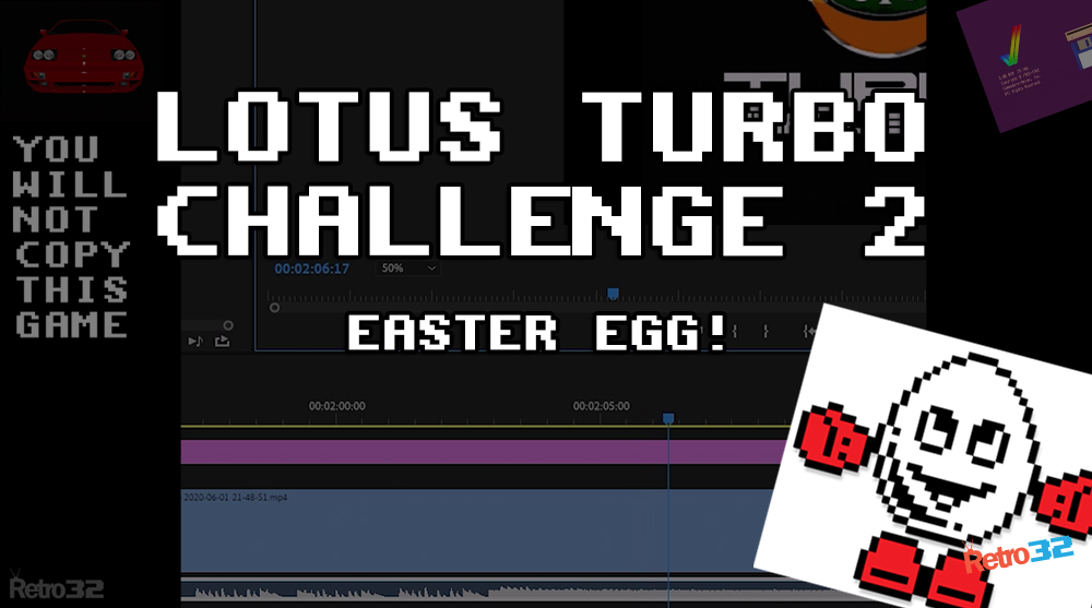Lotus Turbo Challenge 2 – Easter Egg “YOU WILL NOT COPY THIS GAME” hidden in right audio channel