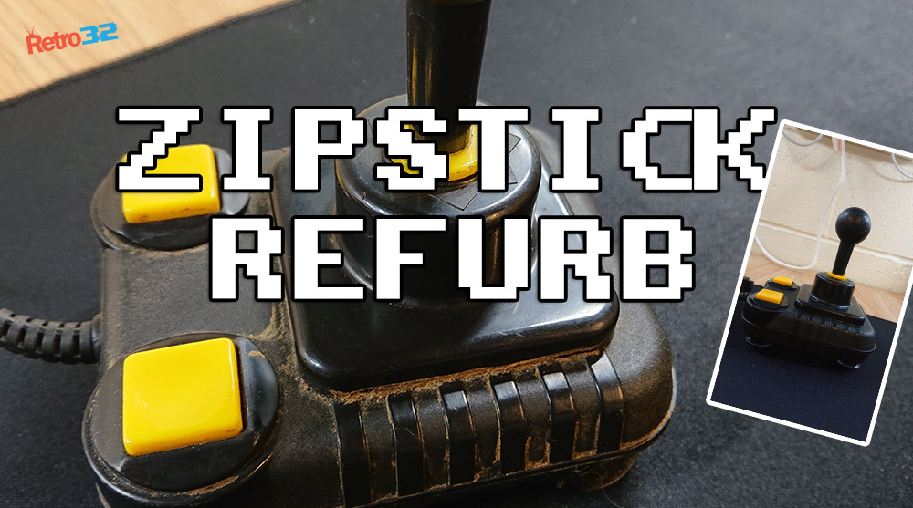 Staff Project: Grotty and Abused Zipstick Joystick refurbishment