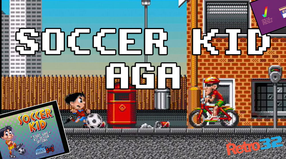 Soccer Kid AGA – 1993 Krisalis Software – Amiga 1200 – OSSC