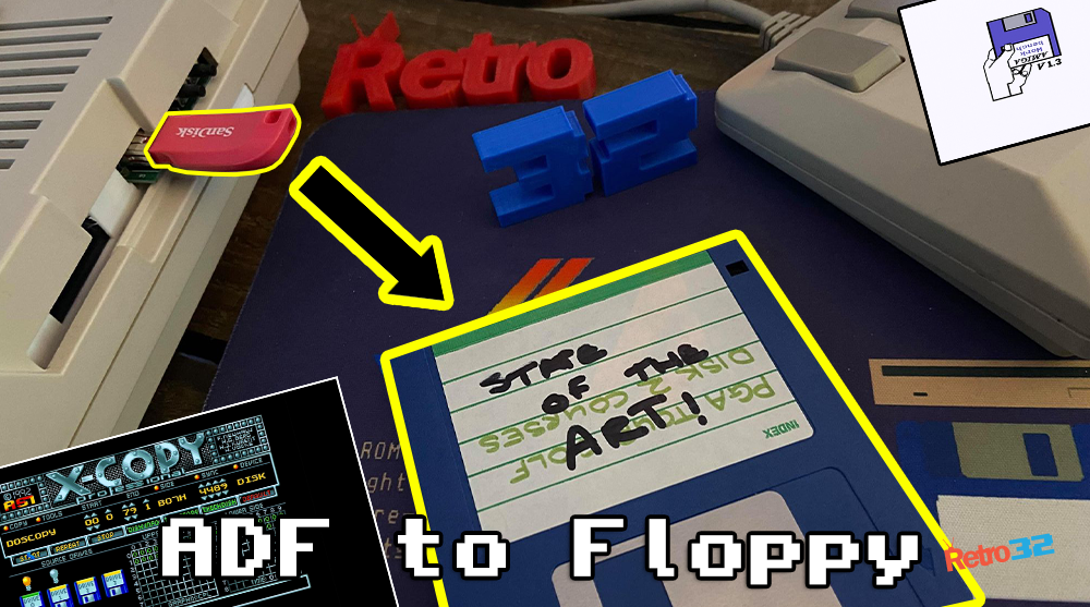 Amiga ADF to floppy using X-COPY, GOTEK & external drive