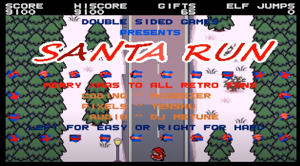Amiga developer takes on the Santa Run Coding Challenge. A game in 7 days