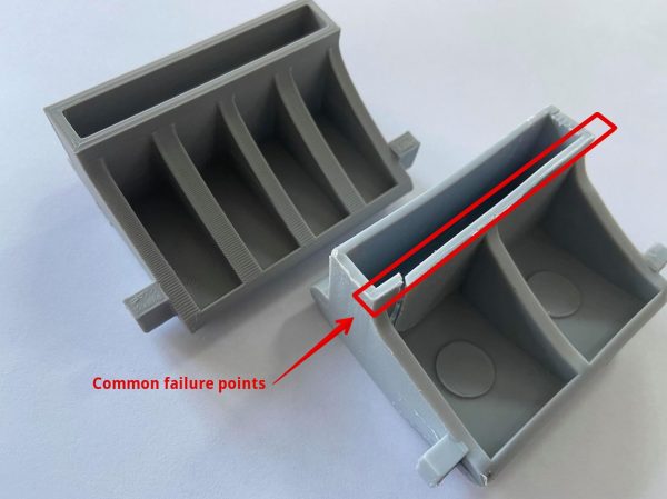 Replacement Bed Slat support brackets / mounts / holders / fixings. Made to order for discontinued beds / parts - Feather and Black Beds - Image 5