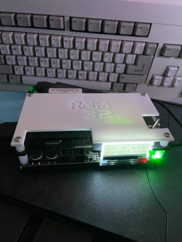 Custom OSSC Top plate - Open Source Scan Converter
