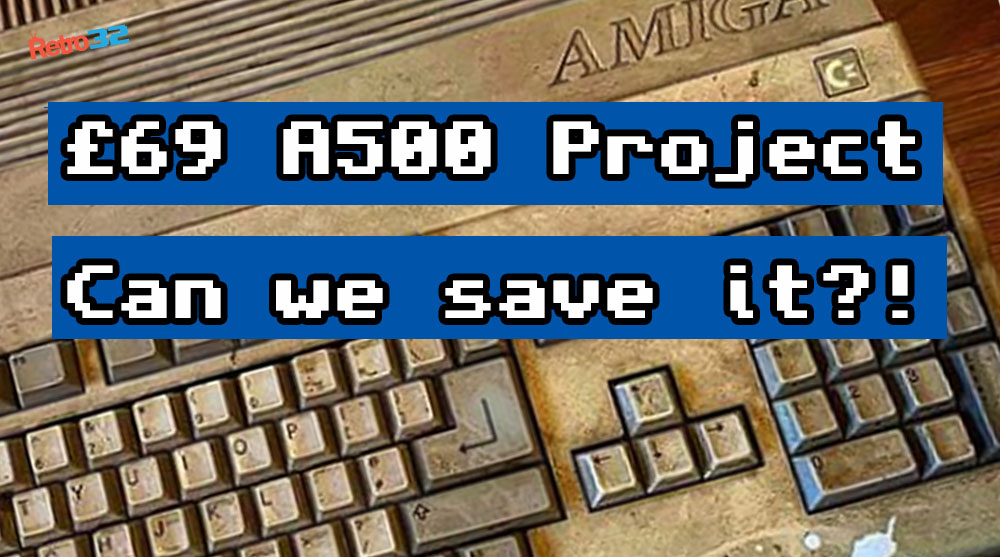 First impressions and boot of our £69 Amiga 500 eBay project. Can we save it?