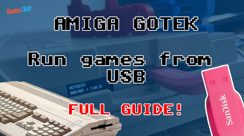 Amiga GOTEK Video Tutorial – How to run and save games from USB – Setup – Flash Floppy Menu