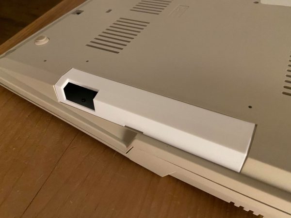 Amiga 500 Expansion Port Cover for RGB to HDMI equipped Amiga - cable access hole - Image 2