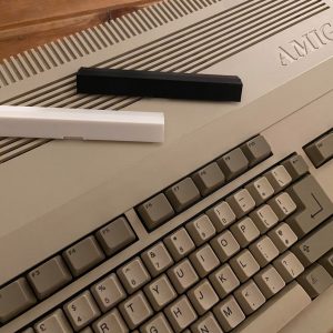 Amiga 500 Expansion Port Cover - Replacement Commodore Side left