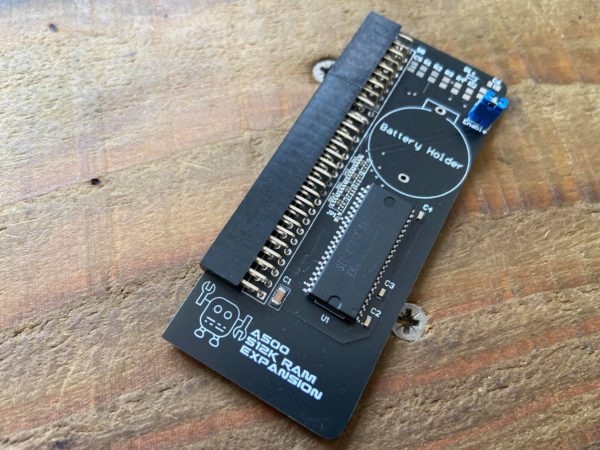 Amiga 500 512K Ram Expansion (without battery) - Trapdoor / half meg memory
