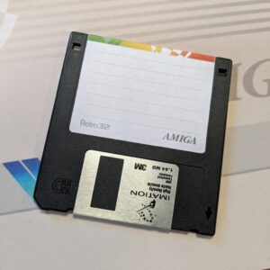 Amiga Floppy Disk labels - Custom 3.5" full colour (adhesive) - 25 pack