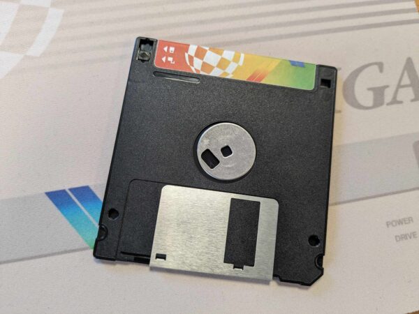 Amiga Floppy Disk labels - Custom 3.5" full colour (adhesive) - 25 pack - Image 2