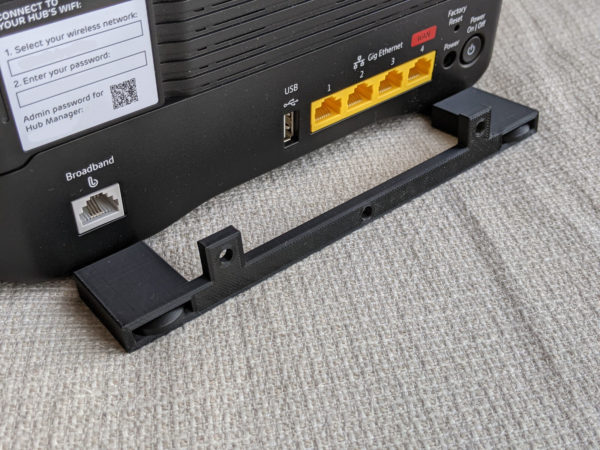 EE Broadband Router Wall mount bracket Slim Custom - Internet Router