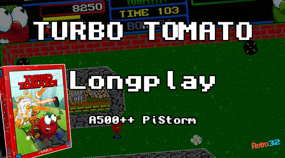 Turbo Tomato – Nivrig Games – Amiga 500 ++ PiStorm Longplay