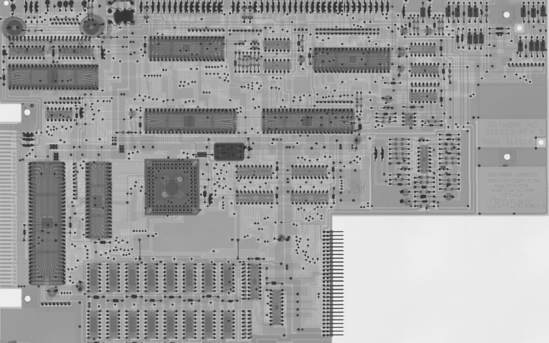 The ultimate Amiga 500 motherboard checkup courtesy of an X-Ray