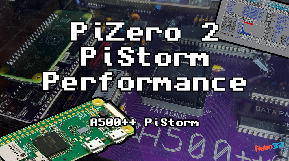 Amiga 500 PiStorm Pi Zero 2 Performance comparison benchmark SysInfo games