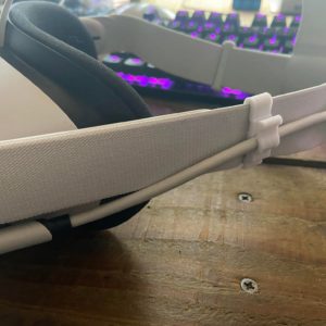 Oculus Quest 2 band / strap Cable Clips for standard strap / tidy (x 2)