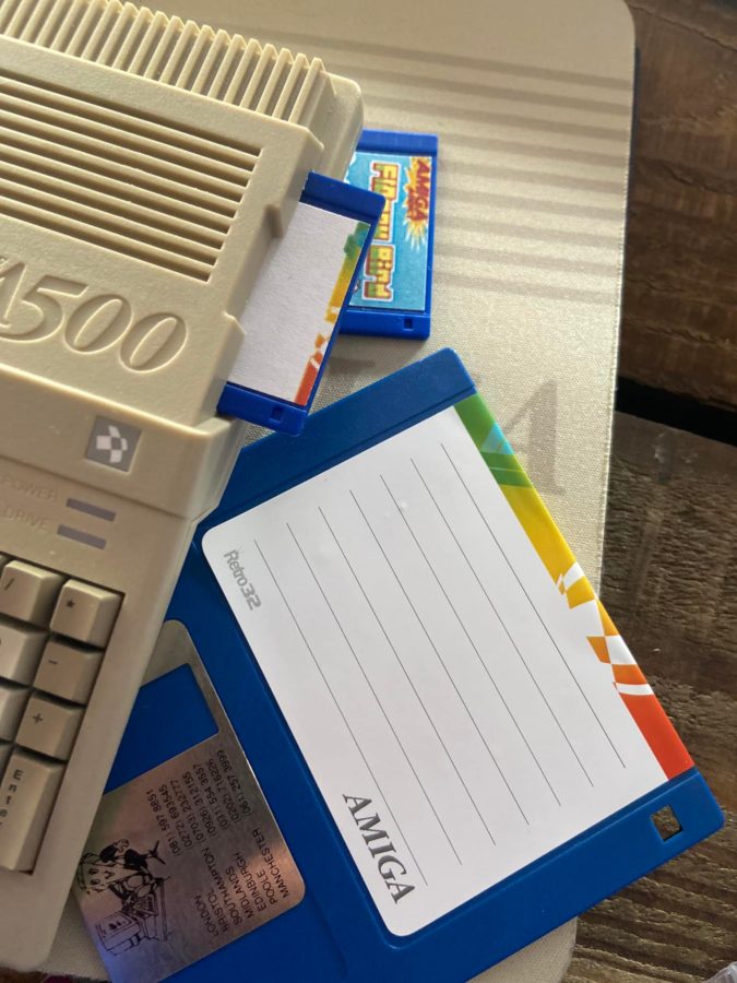 A500 Mini Floppy Disk inserti x3 AMIGA 