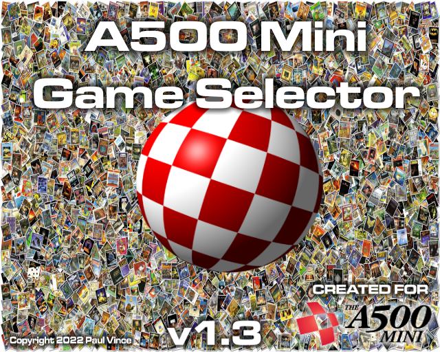 A500 Mini Game Selector v1.3 comes to the A500 Mini (AGS 1.3)