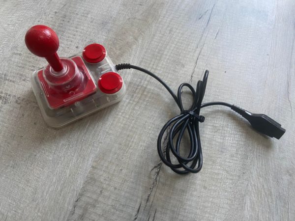 Competition Pro Clear Red Joystick (Amiga Atari ST C64 Spectrum Amstrad) - Image 2