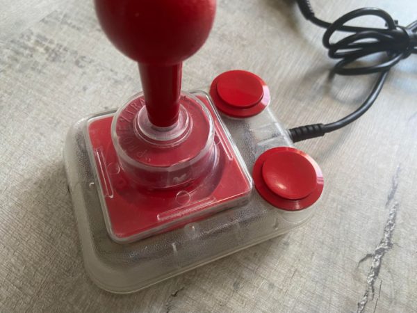 Competition Pro Clear Red Joystick (Amiga Atari ST C64 Spectrum Amstrad) - Image 4