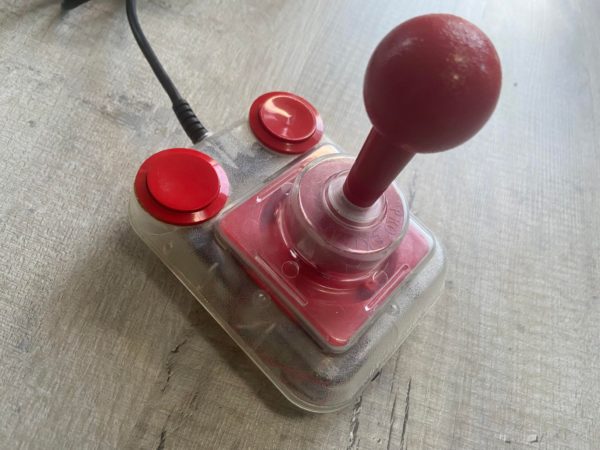 Competition Pro Clear Red Joystick (Amiga Atari ST C64 Spectrum Amstrad) - Image 5