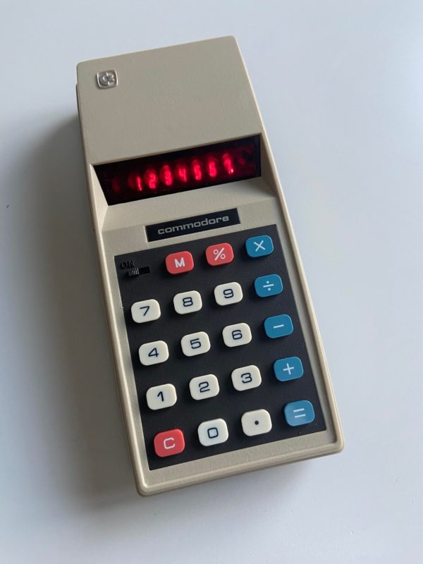 Commodore 776M Calculator inc box, instructions and AC adapter