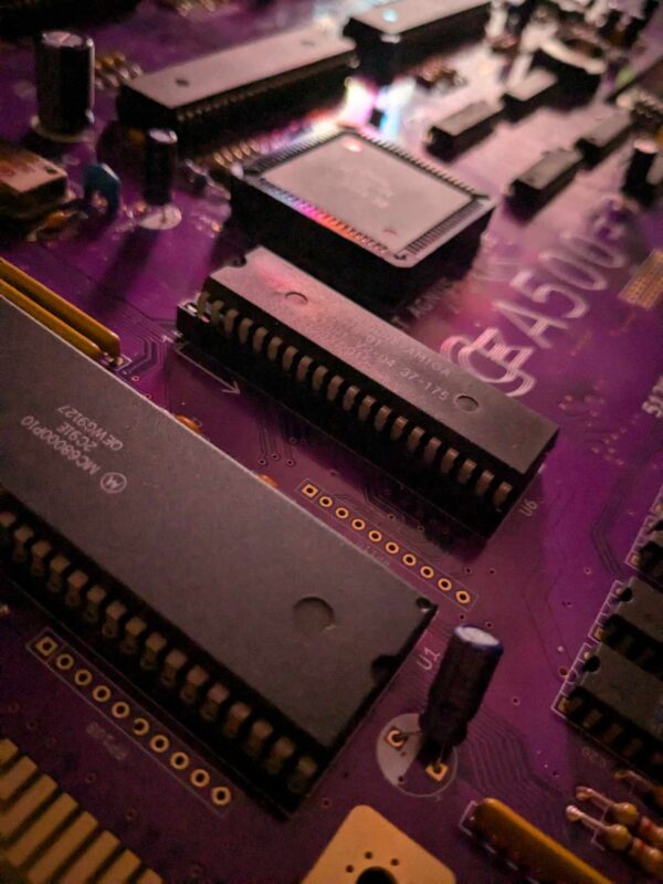 Amiga 500+ Purple - Complete board - Fully populated and tested - Image 2