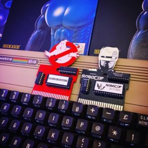 Commodore 64 Robocop custom cartridge C64 PCB