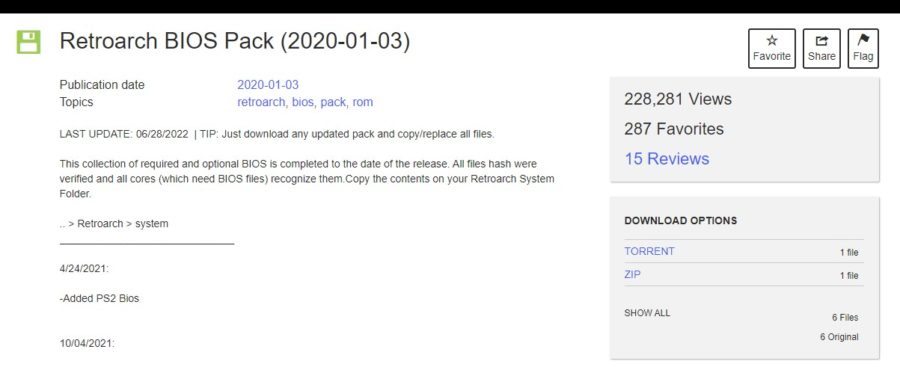 https://archive.org/details/retroarchbiospack1.0312020
