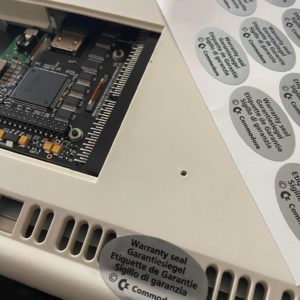 Commodore Amiga Reproduction Warranty Stickers