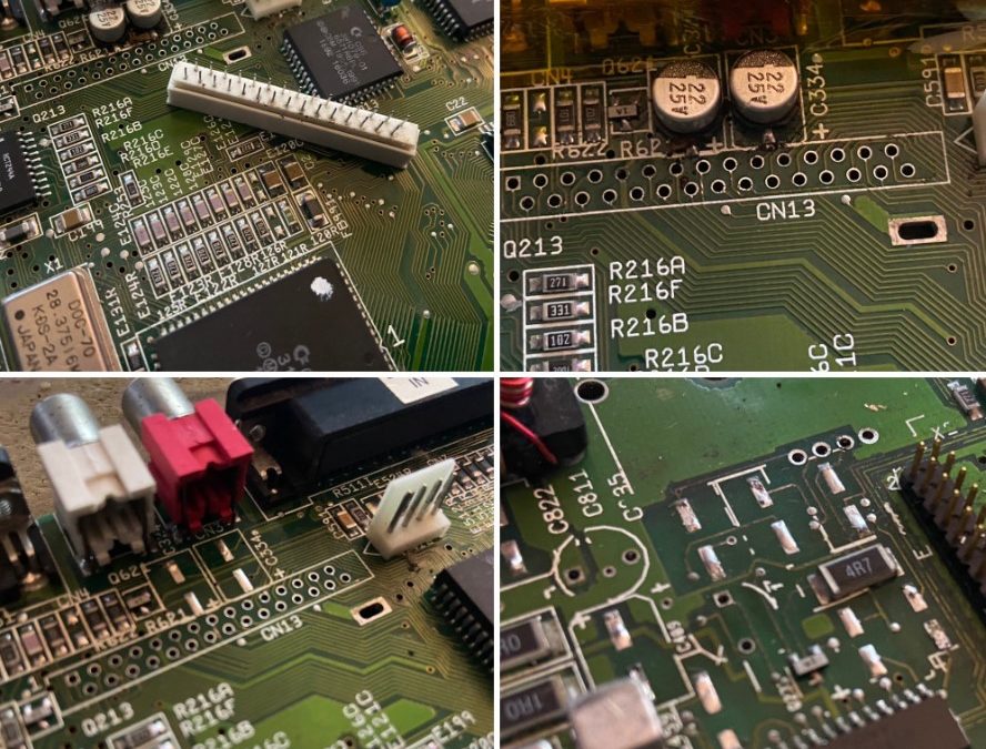 Why it is important to change the capacitors in an Amiga