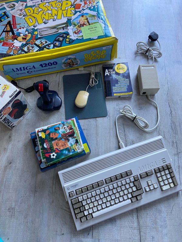 Amiga 1200 Boxed bundle - recapped (Optional PiStorm / TF1230)