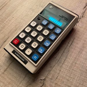 Commodore GL-967MD Calculator - Green line