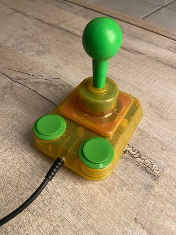 Competition Pro Green clear joystick