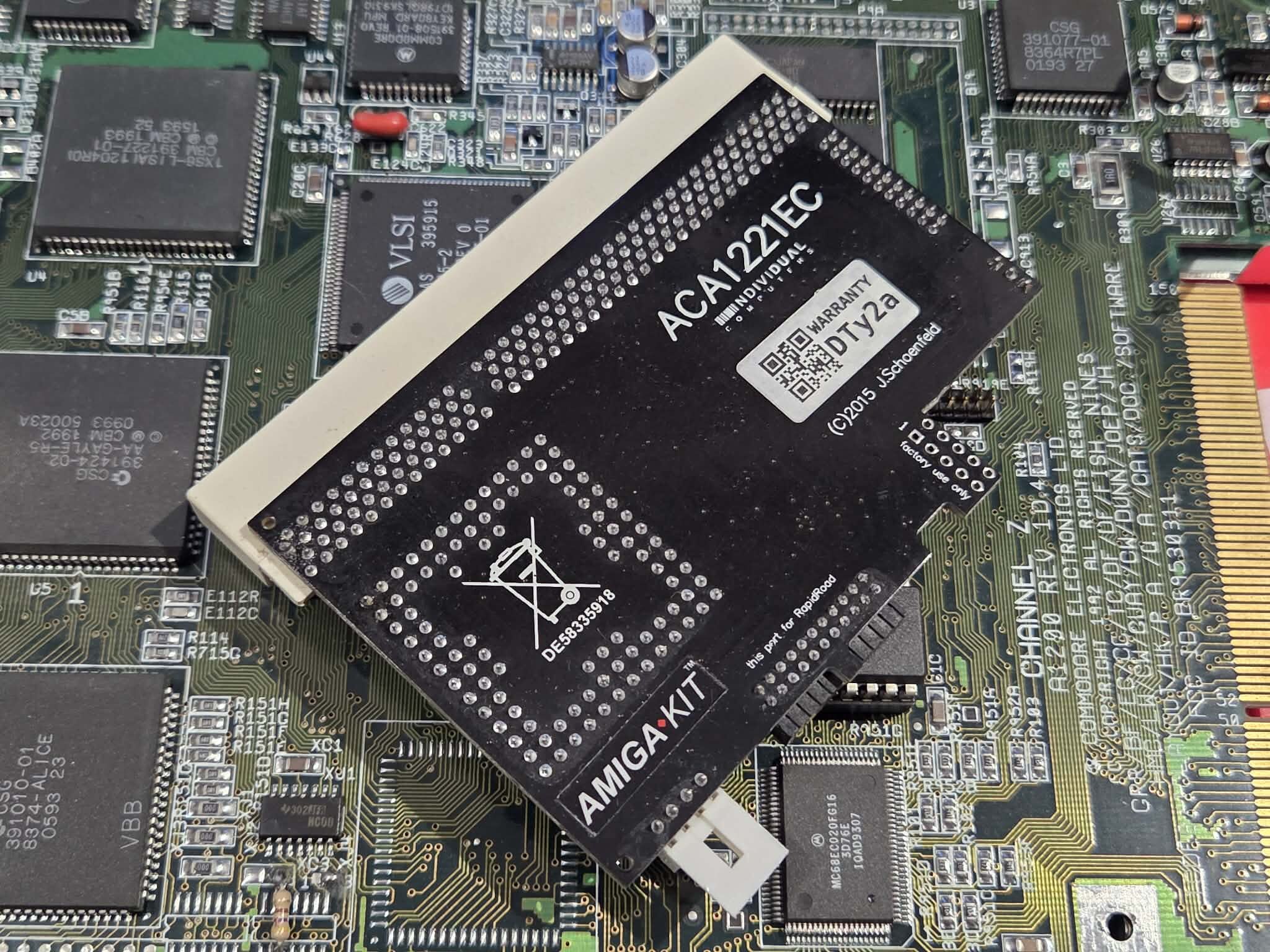ACA 1221EC 50Mhz Accelerator Expansion Card (16MB Ram) - Image 2