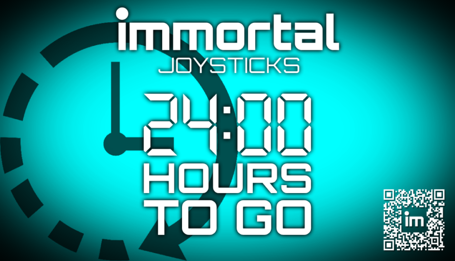 Immortal Joysticks Kickstarter – Just 24 hours to go!!