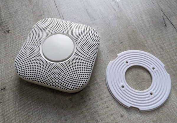 Google Nest Protect Generation 2 (Gen 2 Smoke detector mount plate mounting