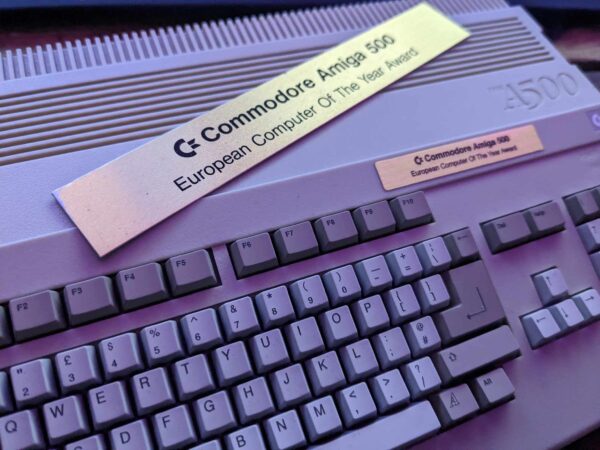A500 Amiga Mini "European Computer of the Year Award" badge - Image 2